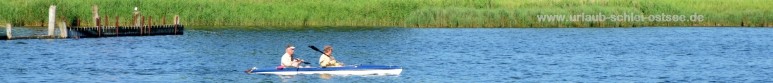 Paddler Schlei Fotobanner