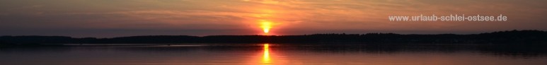 Sonnenuntergang Maasholm Noor Fotobanner