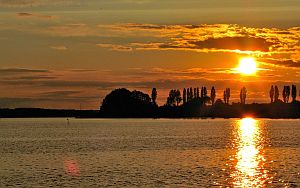 Sonnenuntergang Schlei Wallpaper